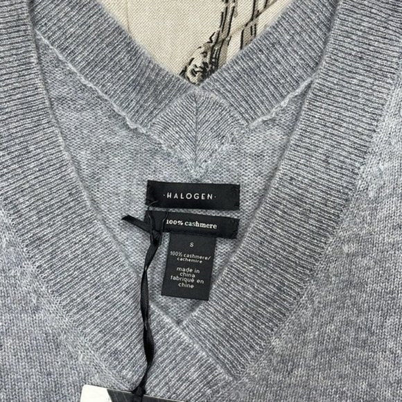 Halogen V-Neck Cashmere Sweater - Picture 5 of 8